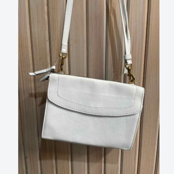 Baby Blue American Leather Co Crossbody Bag - Picture 3 of 7